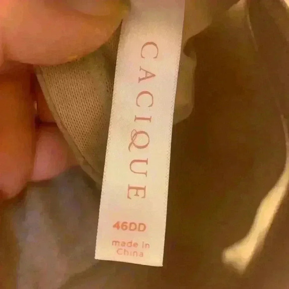 Cacique 46DD plus size lightly lined T-shirt bra all day comfort justable straps - Picture 7 of 8